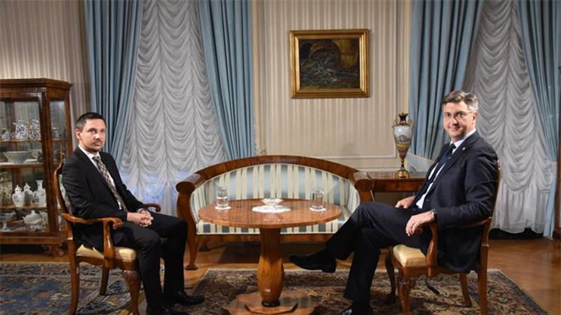 Plenković za HTV: Nastavak povećanja ulaganja prioritet je Vlade do kraja mandata